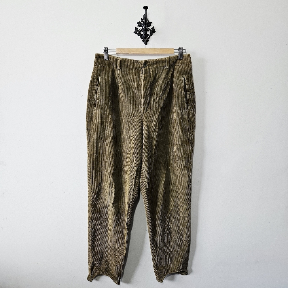 Vintage LL Bean Corduroy Pants Made In USA Size 14 Tan